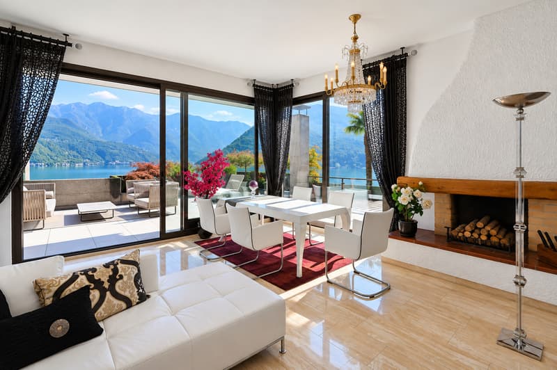 Appartamento di prestigio con terrazza e accesso privato al lago (12)