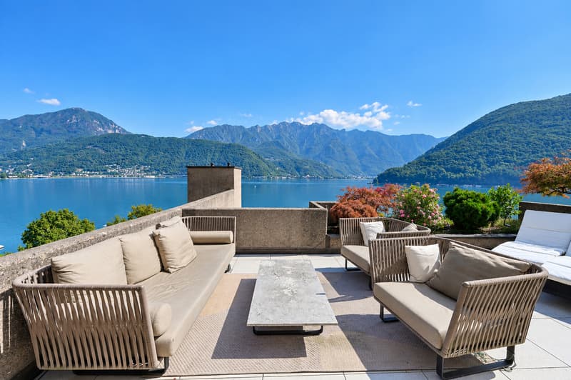 Appartamento di prestigio con terrazza e accesso privato al lago (7)