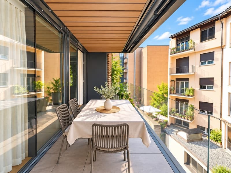 Moderno appartamento con 2 terrazze - 100 m dal Lago di Lugano (6)