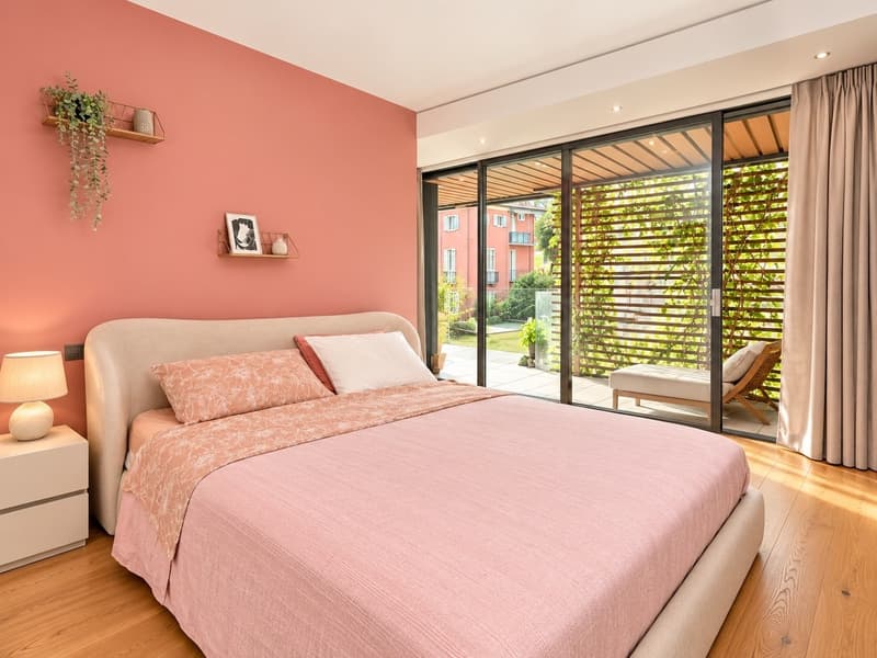 Moderno appartamento con 2 terrazze - 100 m dal Lago di Lugano (11)