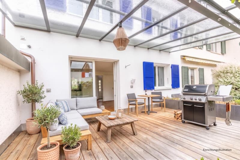 Charmantes 4.5 Zimmer Eck-Einfamilienhaus mit geschütztem Aussenbereich und Garagenbox (26)