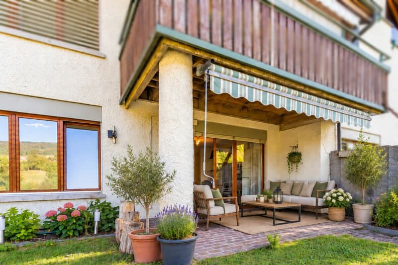 4.5-Zimmer-Gartenwohnung mit Weitsicht ins Grüne (13)