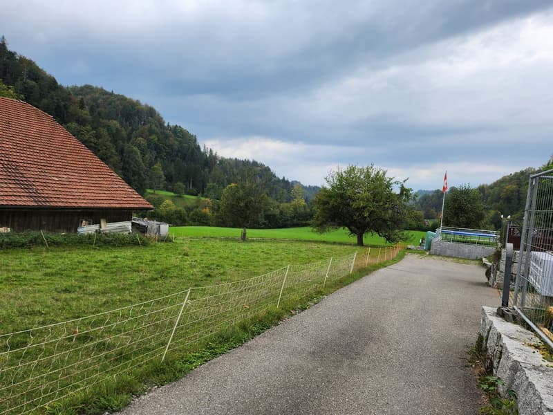 Ausblick in Richtung Tösstal (Bauma)