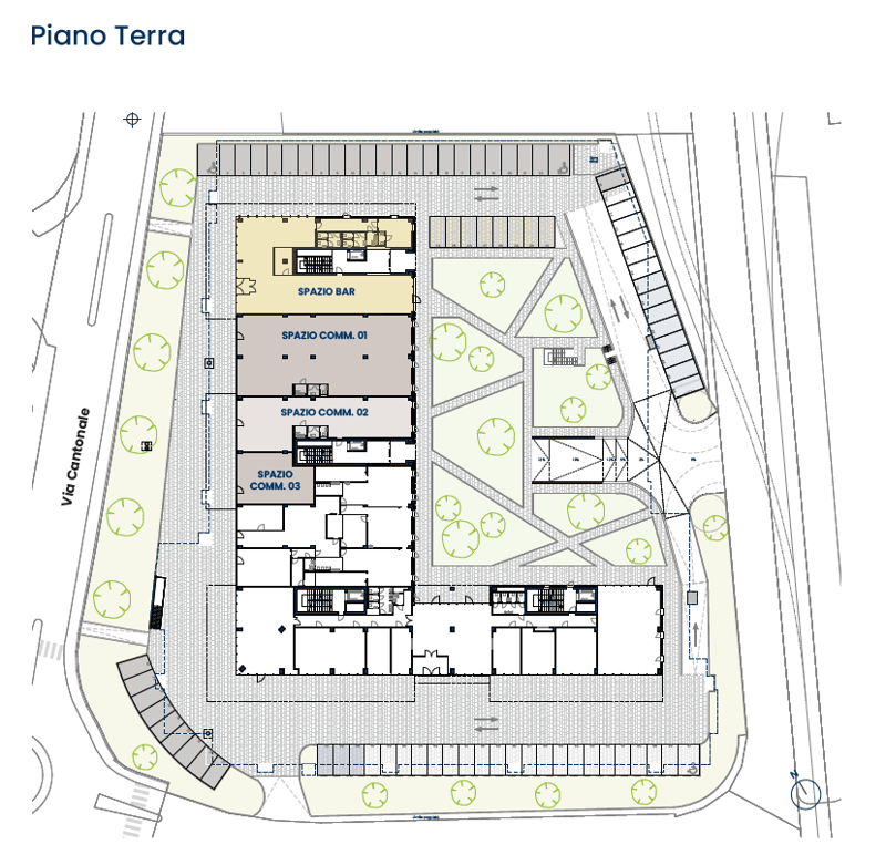 Spazi Bar, Spazio Comm. 01, Spazio Comm. 02, Spazio Comm. 03