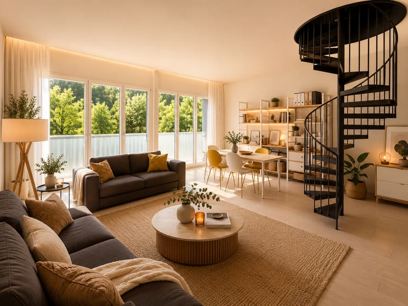 Charmante 3.5-Zimmer-Maisonette-Wohnung in Gattikon (2)