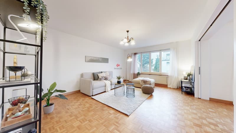 Über dem Nebel: Sonnige 4.5-Zi-Oase mit Garten in Zürich-Witikon (4)