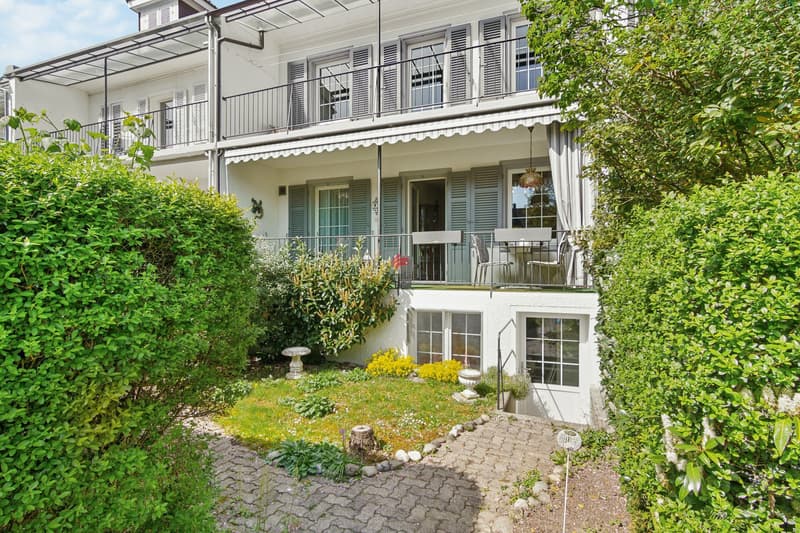 Rückseite des Hauses