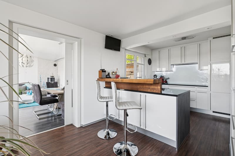 Erweitertes Wohnzimmer, Küche - Erdgeschoss