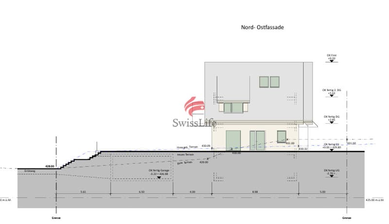 Nord-Ost-Fassade