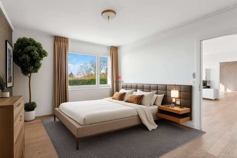 / Chambre au niveau inférieur