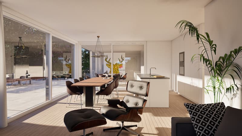 Garten-Wohnung