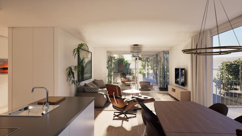 Garten-Wohnung