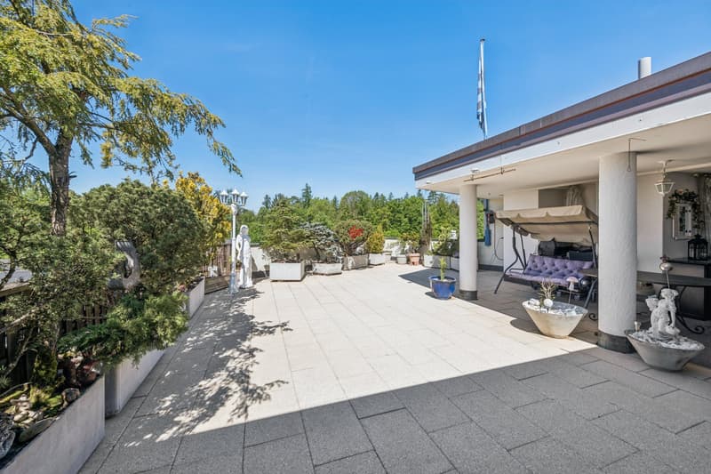 Attikawohnung mit grosser Dachterrasse und Weitsicht in ruhiger Lage von Lenzburg (11)
