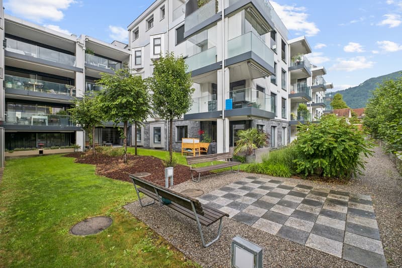 Modernes Wohnen in einer Gartenwohnung (10)