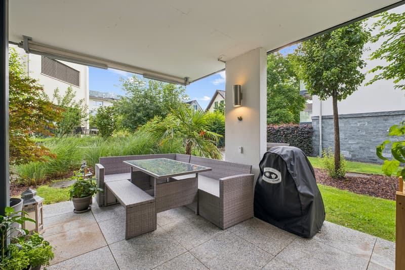 Modernes Wohnen in einer Gartenwohnung (9)