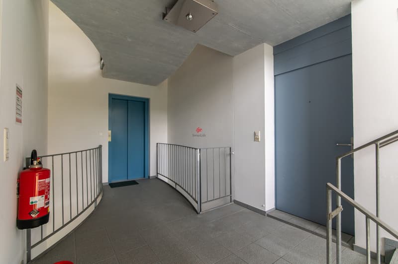 Eintrée zur Wohnung mit Lift