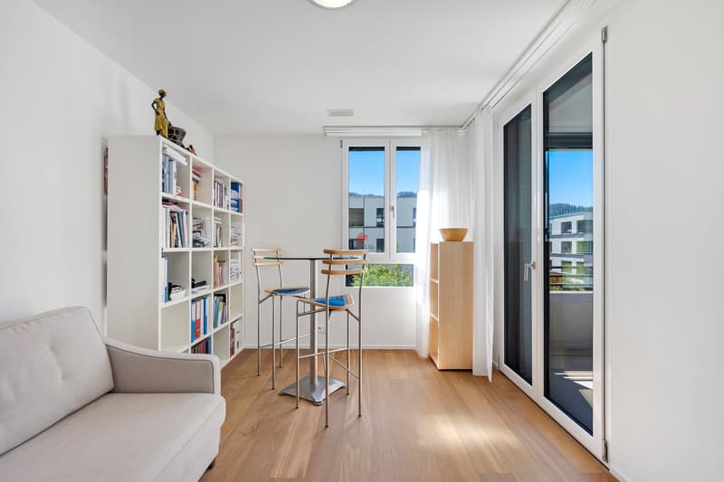 Hochwertige 4.5 Zimmer Wohnung mit sonniger Loggia und Felseneggblick (7)