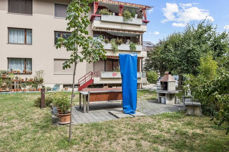 Süd-Ansicht mit Grillstelle