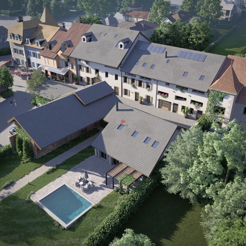 Le charme d'un village, la proximité de la ville de Nyon. (1)