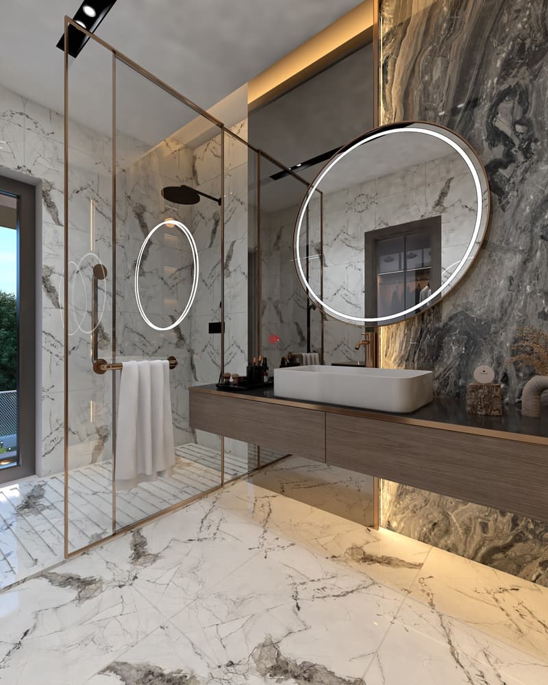 / Salle de douche / Shower room