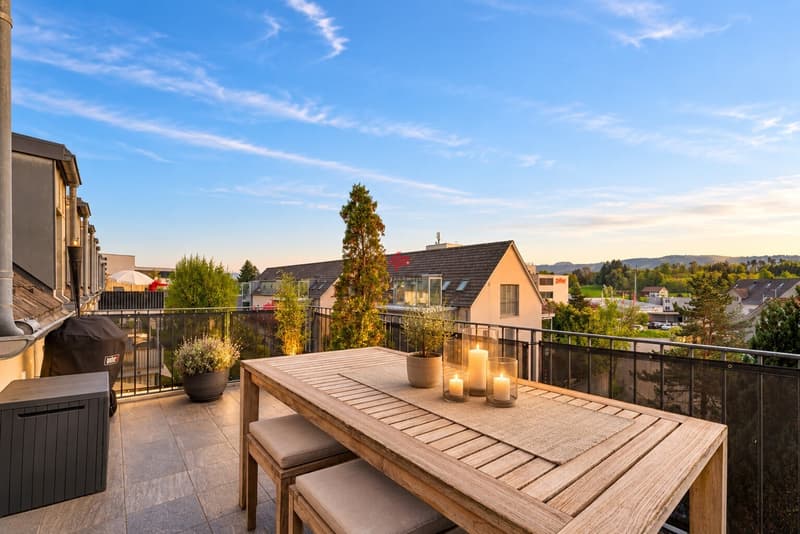 Exklusive Attikawohnung mit Fernsicht und Terrasse (2)