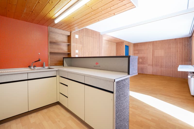 Untere Etage: Koch-/Wohnbereich