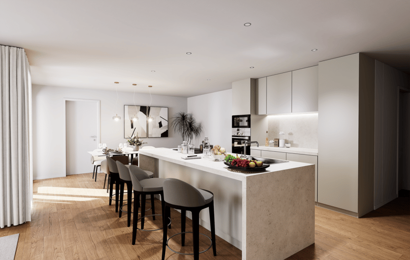 Dachgeschossflair - modernes Design, ruhige Lage (3)
