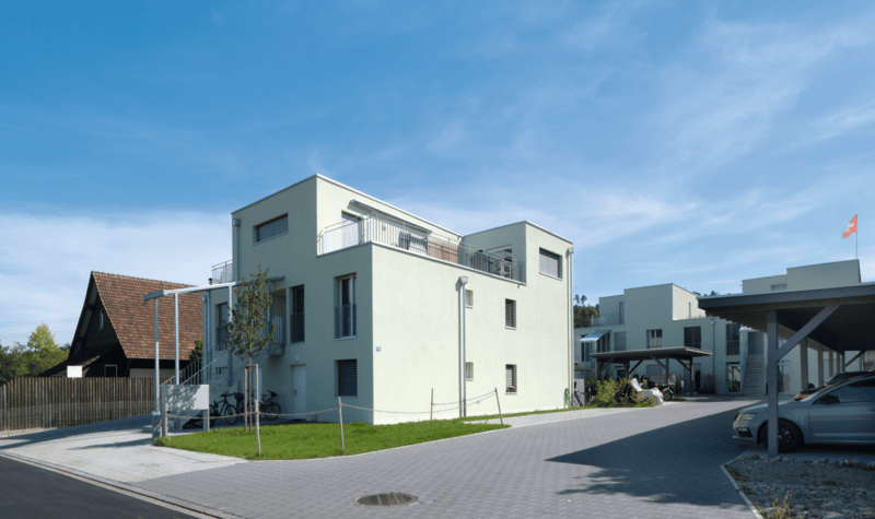 Moderne 3.5-Zimmerwohnung im 1. Obergeschoss mit Balkon (1)