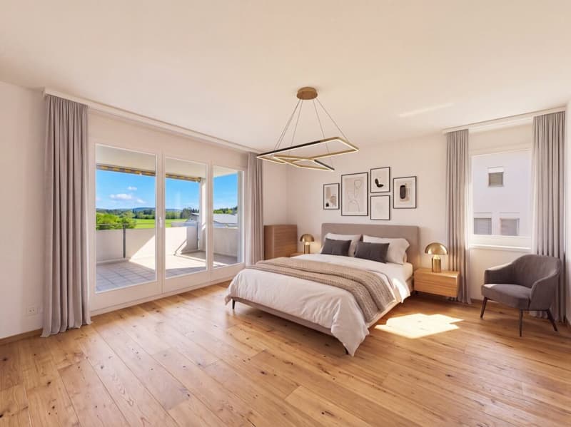 Privates Bergpanorama - Maisonette mit sonniger Südterrasse (8)