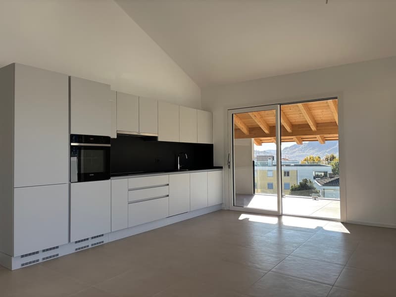 Moderno attico di 3.5 locali con ampio terrazzo (2)