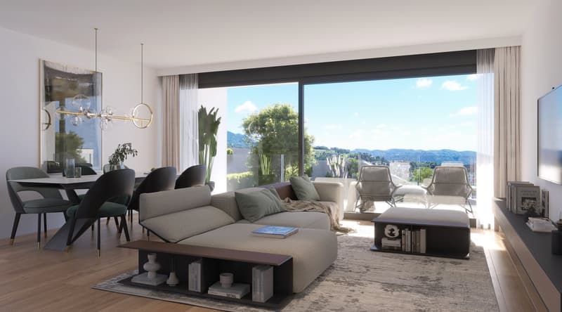 ELEGANTE E NUOVO APPARTAMENTO DI 4.5 LOCALI CON GIARDINO (3)