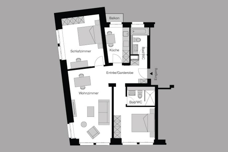 3-Zimmer Family Apartment möbiliert in Zürich Seefeld (13)