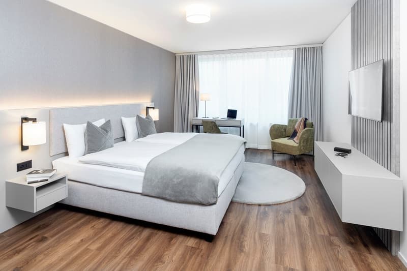 2-Zimmer Apartment Suite möbiliert in Cham (Zug), Papieri-Areal (2)