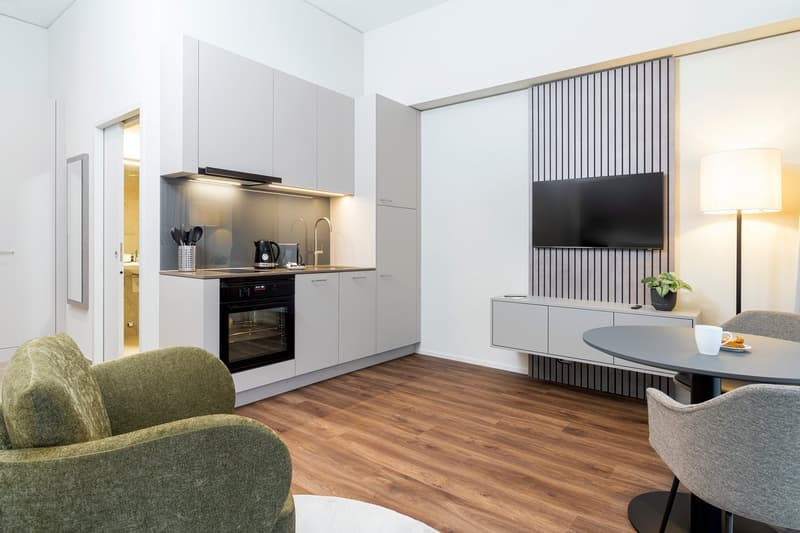 Studio Apartment - Barrierefrei möbiliert in Cham (Zug), Papieri-Areal (2)