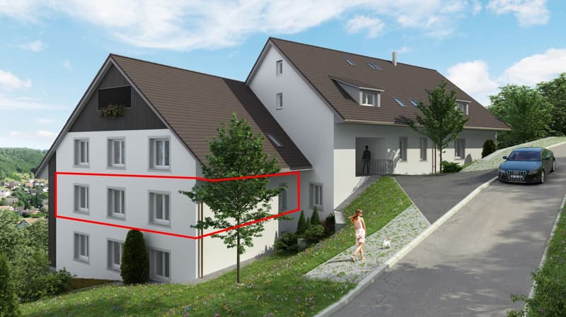 Moderne 3.5-Zimmer-Wohnung mit herrlichem Ausblick (2)