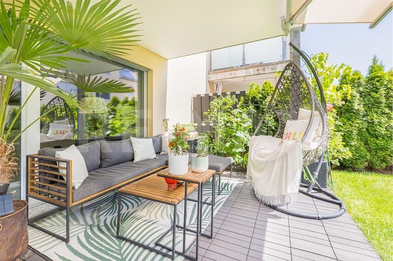 Sonnige Gartenwohnung mit grosszügigem Wohngefühl (6)