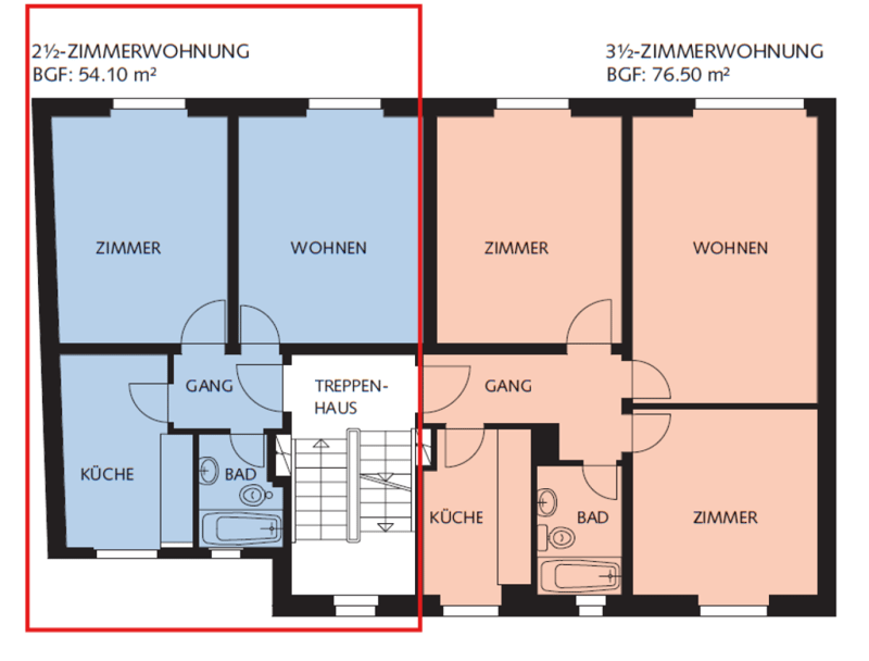 Großzügige 2.5 Zimmer Wohnung mit Style (7)