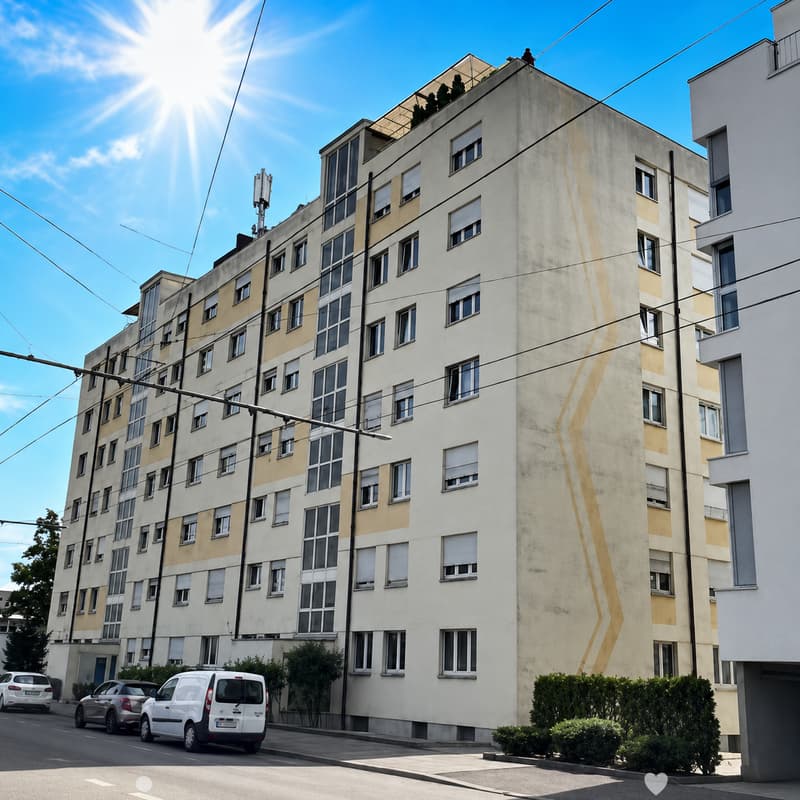 Helle 5.5-Zimmer-Wohnung im 6. OG mit Balkon und Weitblick in Biel (1)