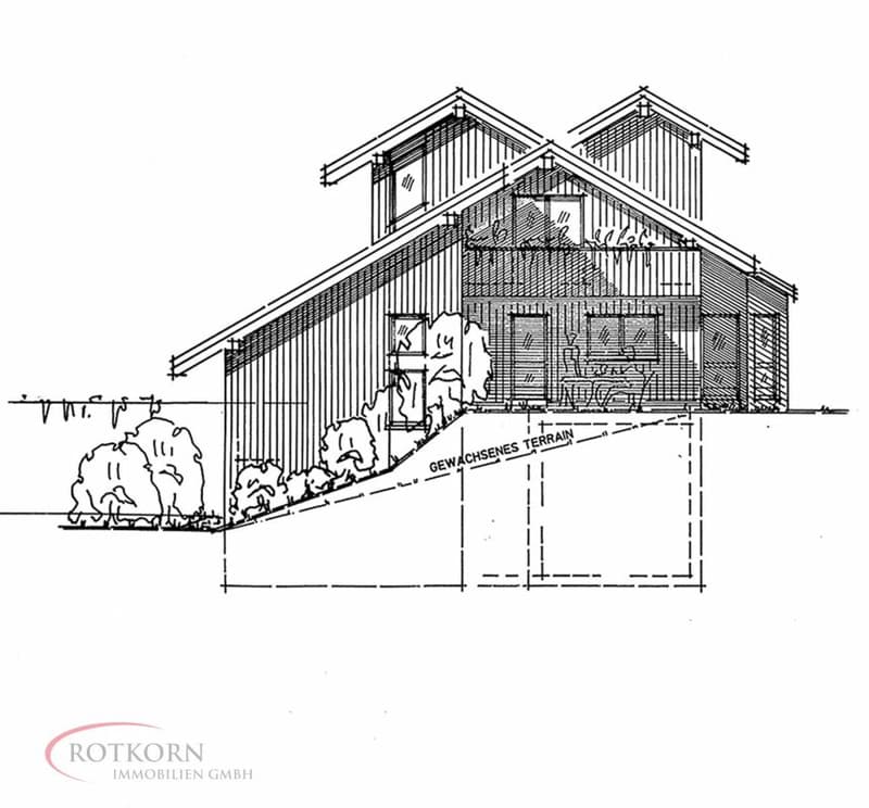 NORDWEST-ANSICHT (PLAN DIENT LEDIGLICH DER VERANSCHAULICHUNG)