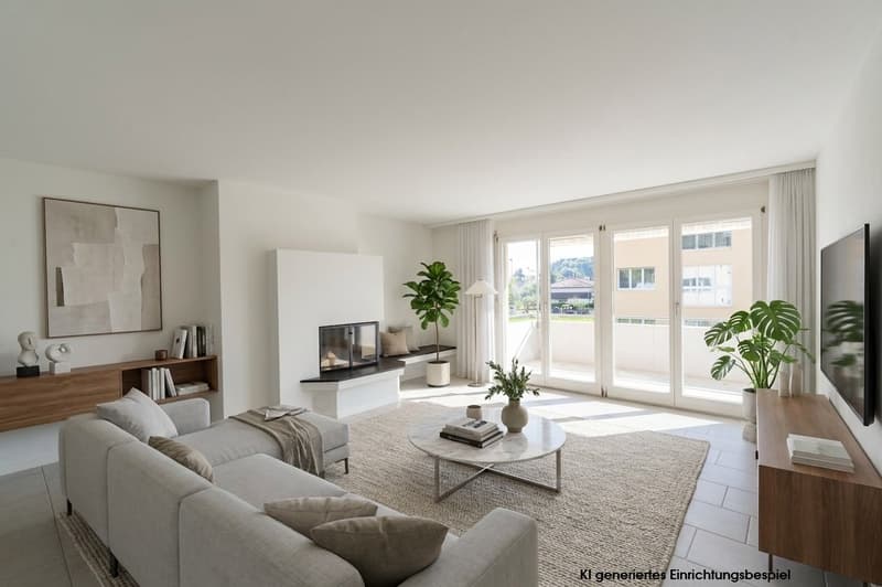 Helle 4.5-Zimmer-Wohnung mit Südbalkon an beliebter Wohnlage (2)