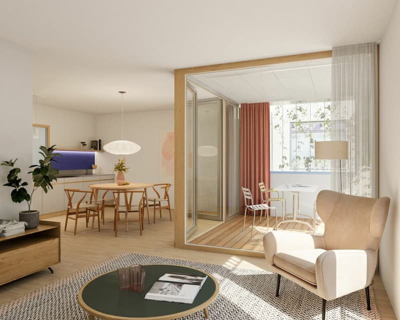 New building 2.5 room apartment - Sustainable and modern living concept (2)