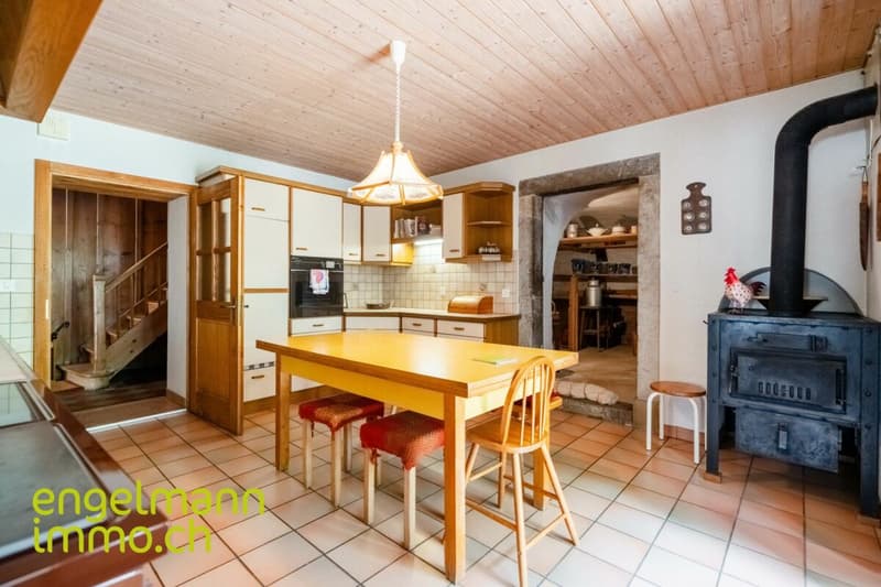 Ancienne ferme de 2 appartements avec grand terrain constructible (7)