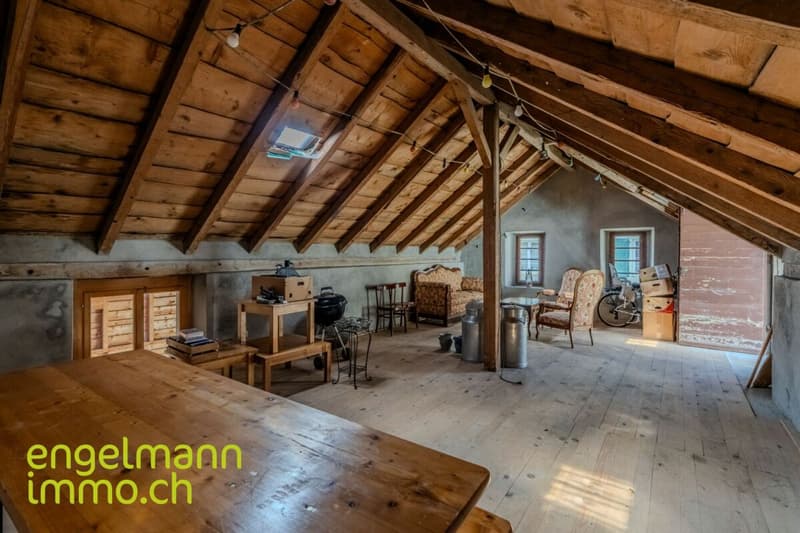 Ancienne ferme de 2 appartements et nombreux espaces annexes / Ehemaliges Bauernhaus mit 2 Wohnungen und diverse Nebenräume (12)