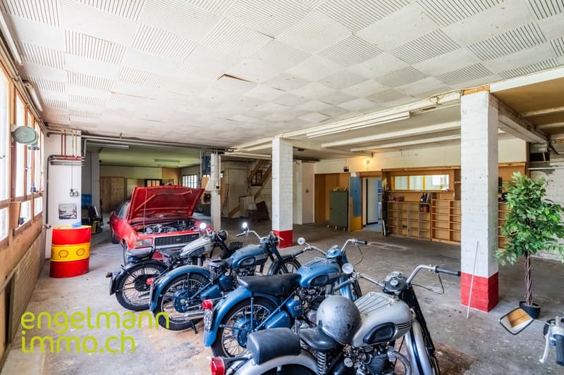 Maison d'habitation avec garages + atelier (15)