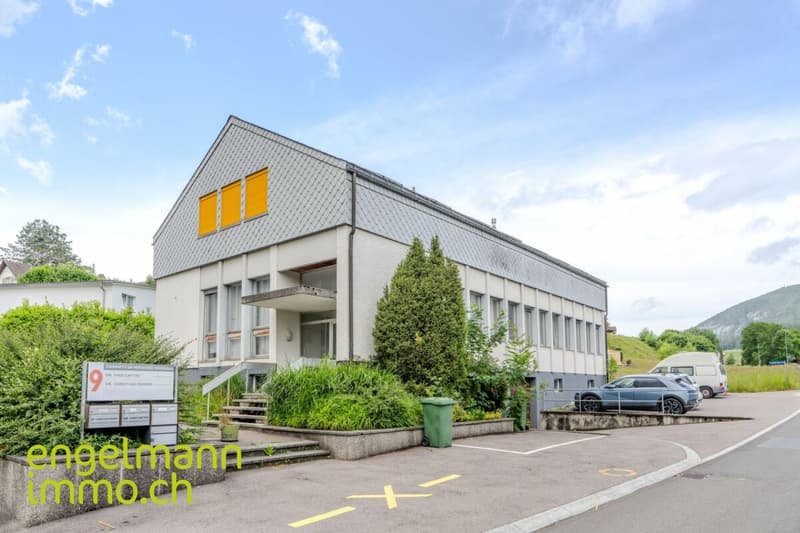 Objet de placement: locaux commerciaux, garage et atelier / Renditeobjekt: Geschäftsräume, Garage und Atelier (1)