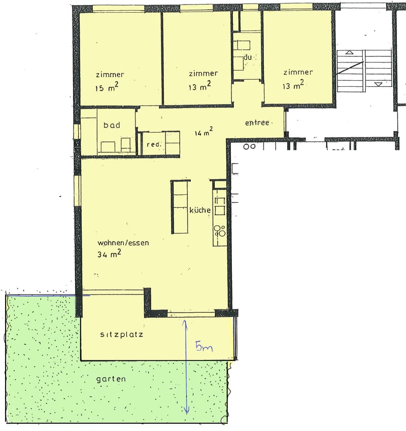 Gönnen Sie sich diese modern ausgestattete Gartenwohnung nähe ÖV (3)