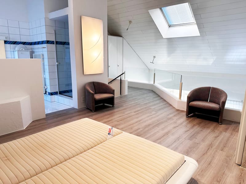 Exklusive Wohnung auf zwei Etagen mit Weitblick über Zürich (9)