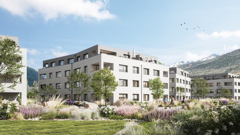 3 ½ Zimmer-Neubauwohnung in Visp mieten (1)