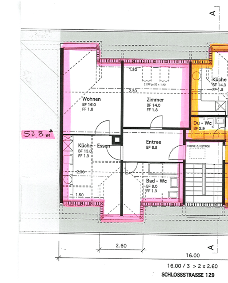 Helle 2-Zimmer-Dachwohnung nähe Europaplatz (8)