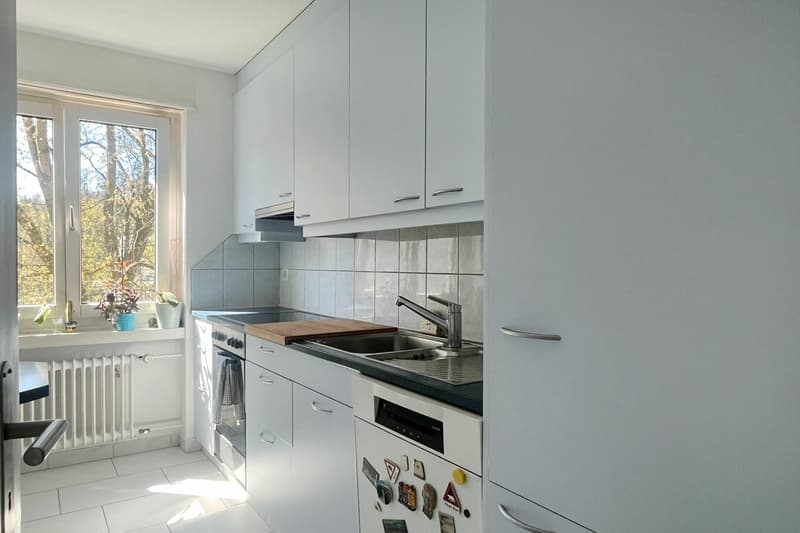 Wohnung mit Balkon mit Sicht ins Grüne nahe dem Dättwiler Weiher (6)